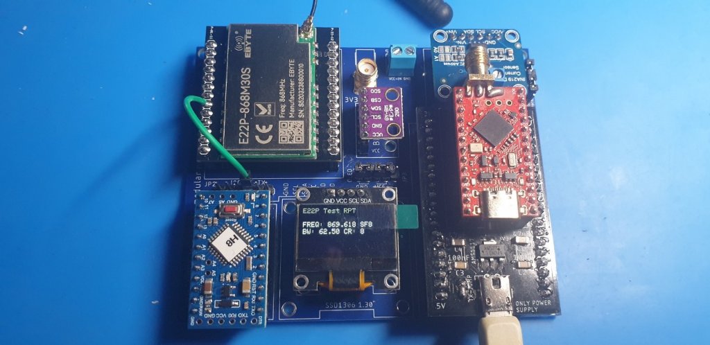 Sposób montażu przewodu, jeśli montujemy moduł E22P